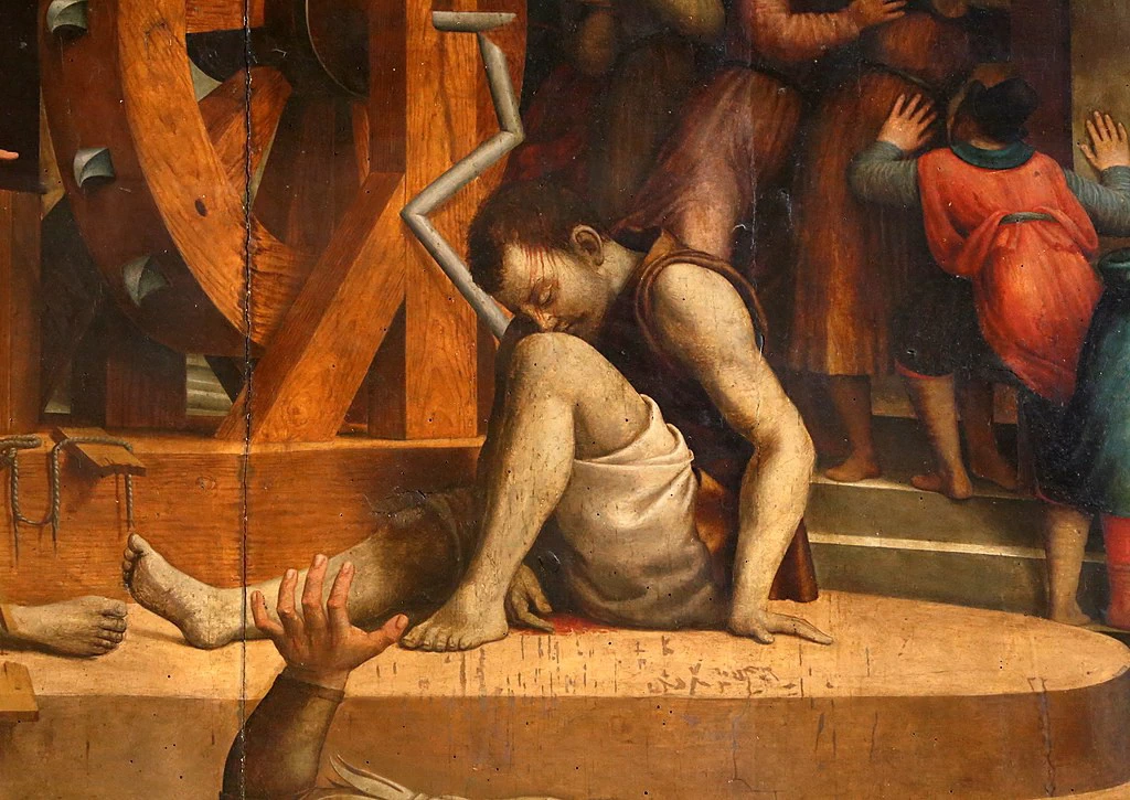 Il martirio di Santa Caterina e il miracolo della ruoto - dettaglio 2, Santa Maria Novella